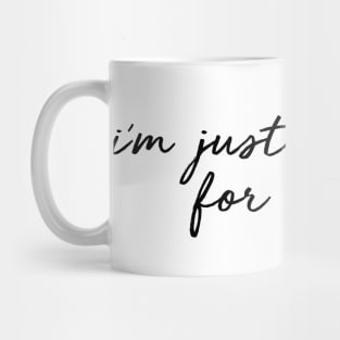 i'm just too soft for all of it Mug